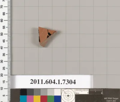 Terracotta fragment of a kylix (drinking cup)