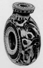 RING ARYBALLOS (CORINTHIAN, BLACK-FIGURE)