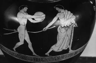 AMPHORA, NECK (ATHENIAN, RED-FIGURE)