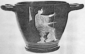 SKYPHOS (ATHENIAN, RED-FIGURE)