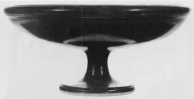 DISH (ATHENIAN, BLACK GLAZE)