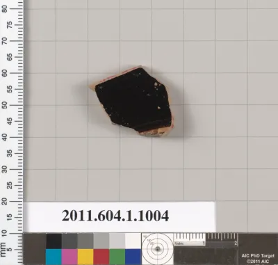 Terracotta fragment of a kylix (drinking cup)