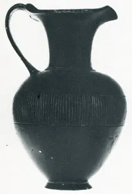 OINOCHOE (ETRUSCAN, BUCCHERO)