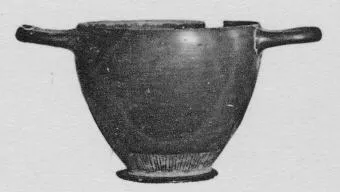 SKYPHOS (ATHENIAN, BLACK GLAZE)