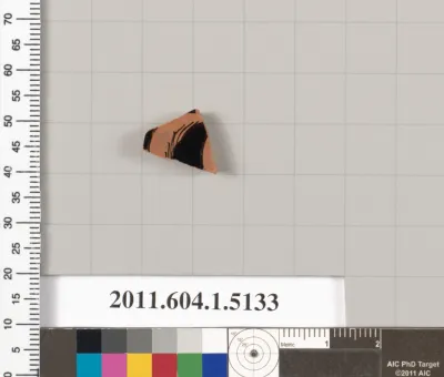 Terracotta fragment of a kylix (drinking cup)