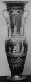 LOUTROPHOROS, FRAGMENT (ATHENIAN, BLACK-FIGURE)