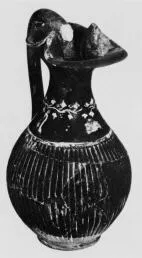 OINOCHOE (SOUTH ITALIAN, GNATHIAN, BLACK GLAZE)