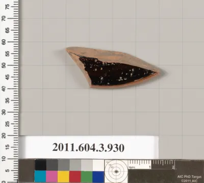 Terracotta fragment of a lekythos (oil flask)