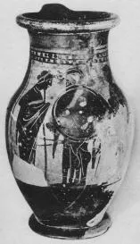 OLPE (ATHENIAN, BLACK-FIGURE)