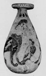 ALABASTRON (CORINTHIAN, BLACK-FIGURE)