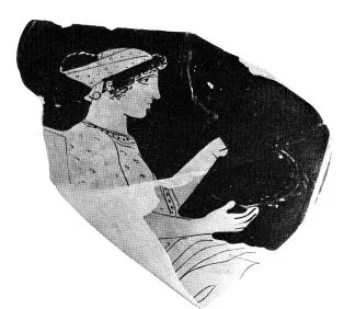 HYDRIA (?), FRAGMENT (ATHENIAN, RED-FIGURE)