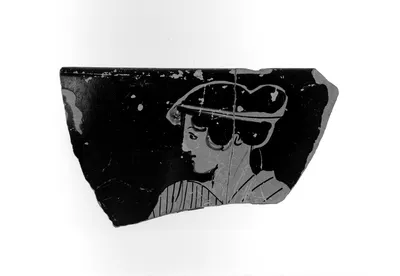 Attic Red-Figure Skyphos Fragment