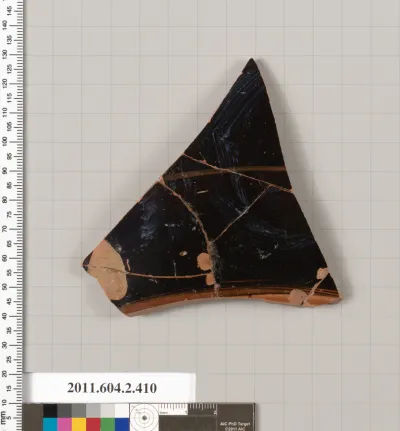 Terracotta fragment of a column-krater (bowl for mixing wine and water)