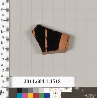 Terracotta fragment of a kylix (drinking cup)