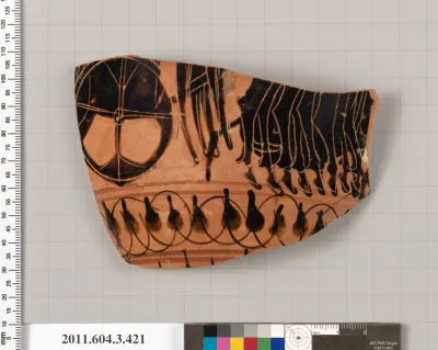 Terracotta fragment of a neck-amphora (jar)