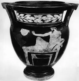 KRATER, COLUMN (ATHENIAN, RED-FIGURE)