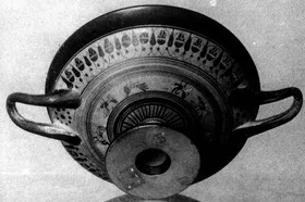 CUP DROOP (ATHENIAN, BLACK-FIGURE)