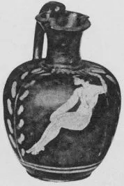 OINOCHOE (ETRUSCAN, BLACK GLAZE)