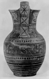 PITCHER (ATHENIAN GEOMETRIC, SILHOUETTE)