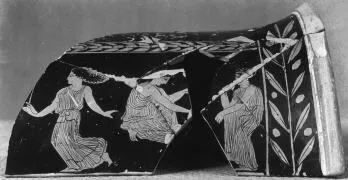 EPINETRON, FRAGMENT (ATHENIAN, RED-FIGURE)