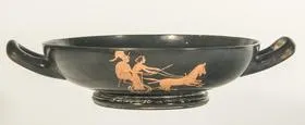 CUP, STEMLESS (ATHENIAN, RED-FIGURE)