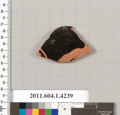 Terracotta fragment of a kylix (drinking cup)