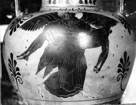 AMPHORA, NECK (ATHENIAN, BLACK-FIGURE)