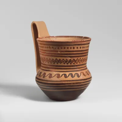 Terracotta tankard