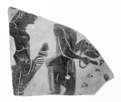 Attic Black-Figure Vase Fragment