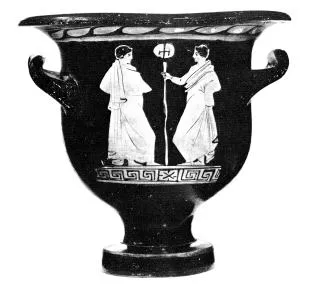 KRATER, BELL (SOUTH ITALIAN, APULIAN, RED-FIGURE)