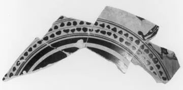CUP DROOP, FRAGMENTS (ATHENIAN, BLACK-FIGURE)