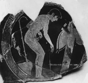 CUP, FRAGMENT (ATHENIAN, RED-FIGURE)