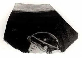 KRATER, COLUMN, FRAGMENT (ATHENIAN, RED-FIGURE)