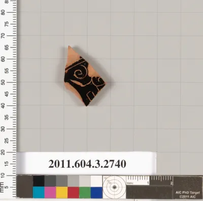 Terracotta fragment of an olpe (jug)