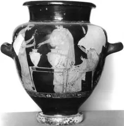 STAMNOS (ATHENIAN, RED-FIGURE)