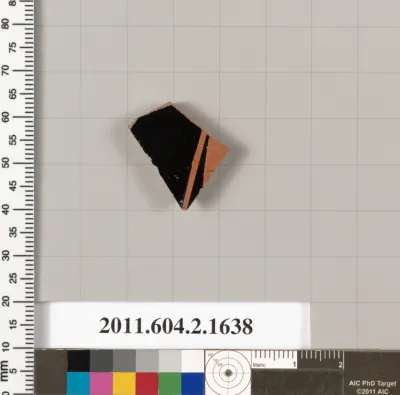 Terracotta fragment of a skyphos (deep drinking cup)