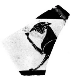 CUP, LITTLE MASTER BAND, FRAGMENT (ATHENIAN, BLACK-FIGURE)