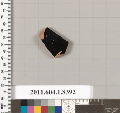 Terracotta fragment of a kylix (drinking cup)