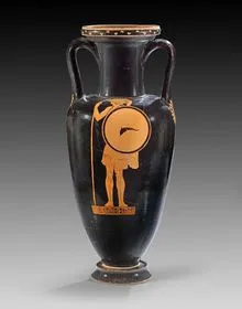 AMPHORA, NECK (ATHENIAN, RED-FIGURE)