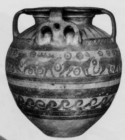 PITHOS (ETRUSCO-CORINTHIAN, BLACK-FIGURE)