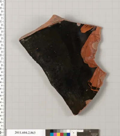 Terracotta fragment of a bell-krater (bowl for mixing wine and water)