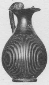 OINOCHOE (SOUTH ITALIAN, GNATHIAN, BLACK GLAZE)