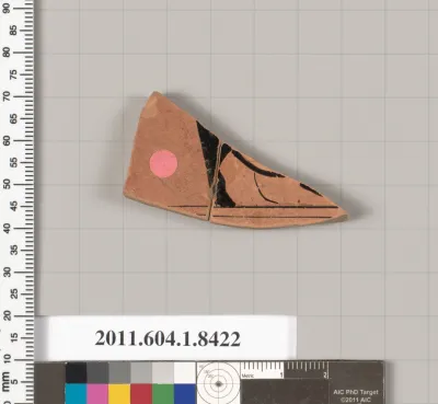 Terracotta fragment of a kylix (drinking cup)