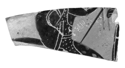 Attic Black-Figure Band Cup Fragment