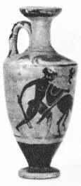 LEKYTHOS (ATHENIAN, BLACK-FIGURE)
