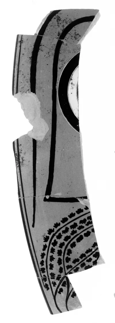 Attic Black-Figure Eye Cup Fragment
