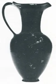 OINOCHOE (ETRUSCAN, BUCCHERO)