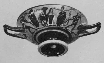 CUP A (ATHENIAN, BLACK-FIGURE)