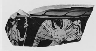 KRATER, BELL, FRAGMENT (SOUTH ITALIAN, APULIAN, RED-FIGURE)