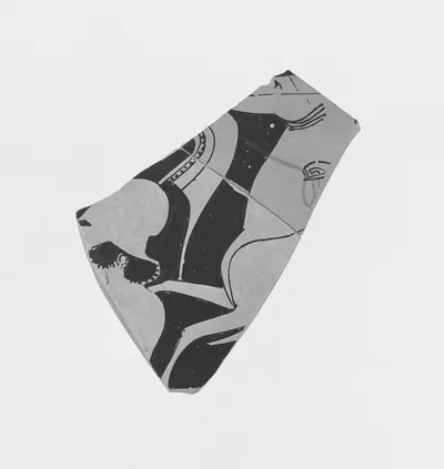 Attic Red-Figure Cup Fragment